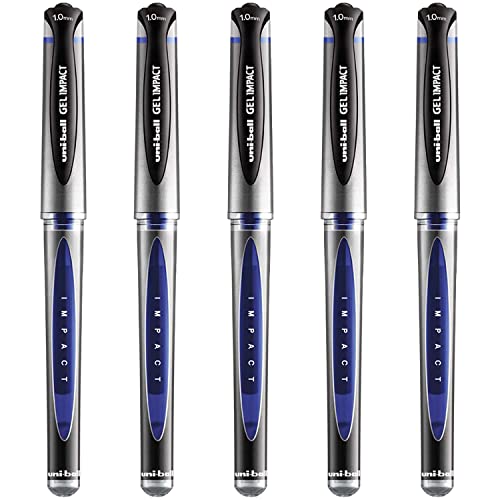 Uni-ball UM-153S Gel Impact Lot De 3 Stylos à Bille Rouge Pointe 1