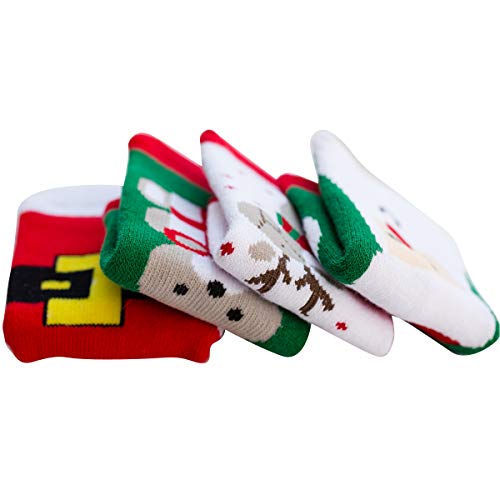 vanberfia Unisex Baby 6pairs Baby Kids Cartoon Christmas Holiday Toddler Children's Socks4