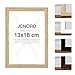 JCNORD MDF Eichenfarbener Holz Bilderrahmen 13x18 cm mit bruchsicherem Acrylglas | Moderner Fotorahmen für Wände und Tische en las günstig Kaufen-JCNORD MDF Eichenfarbener Holz Bilderrahmen 13x18 cm mit bruchsicherem Acrylglas | Moderner Fotorahmen für Wände und Tische
