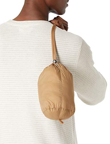 Amazon Essentials Men's Lightweight Water-Resistant Packable Puffer Vest, Camel, X-Large #TOP4