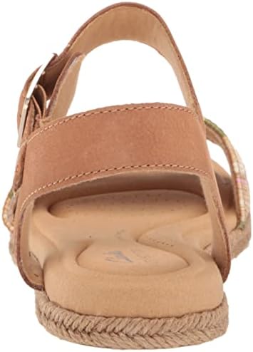 Clarks Women's Lana Shore Flat Sandal, Light Tan Combi, 11 | Image 2