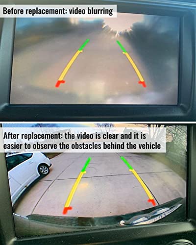 Image of Rear View Backup Camera Replace 56038978AL Fit for Dodge RAM 1500 2500 3500 4500 2013-2017, Car Reversing Parking Assist Camera Compatible with Viper SRT Viper Chrysler 200 2013-2017