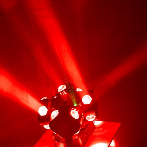 Lampe DJ à tête mobile 16 LED et lumière Dmx512 pour karaoké