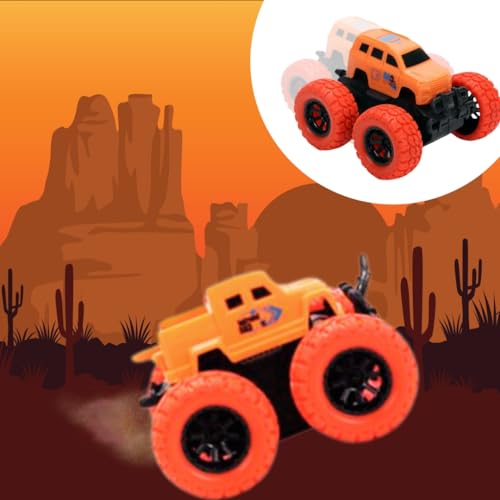 Image of PLUSPOINT Monster Truck Toys - Friction Powered Toy Cars Push and Go Vehicles for Kids Best Christmas Birthday Party Gift for Boys Girls Aged 3 and Above (Climber 3pc)