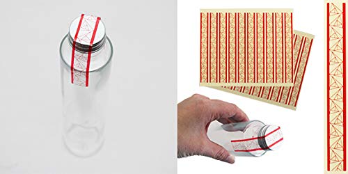 Amazon.co.jp: 未開封シール 透明 （赤） : 文房具・オフィス用品