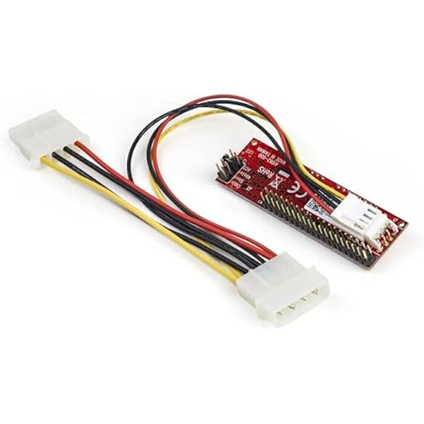 StarTech.com Konwerter adaptera dysku twardego IDE na SATA lub napędu optycznego - 40-pinowy konwerter PATA na 6.3 cm SATA HDD/SSD/ODD (IDE2SAT2) - Adapter IDE na SATA (IDE2SAT2)