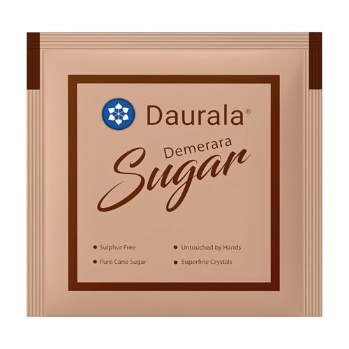 Image of Daurala Sugar Sachet Brown 5gm (200 units) (1 kg pack)