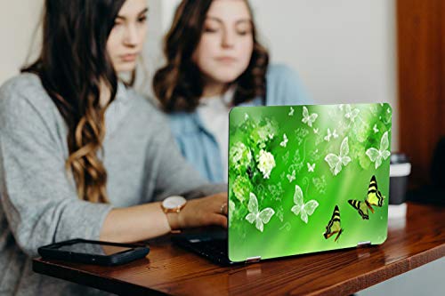 Image of GalaxsiaTM Butterfly D19 Vinyl Laptop Skin /Sticker /Cover /Decal Compatible for Any 15 inch-15.6 inch Inches Laptop (Hp /Dell /Sony /Acer /Lenovo /Asus. Etc) Or Notebook.