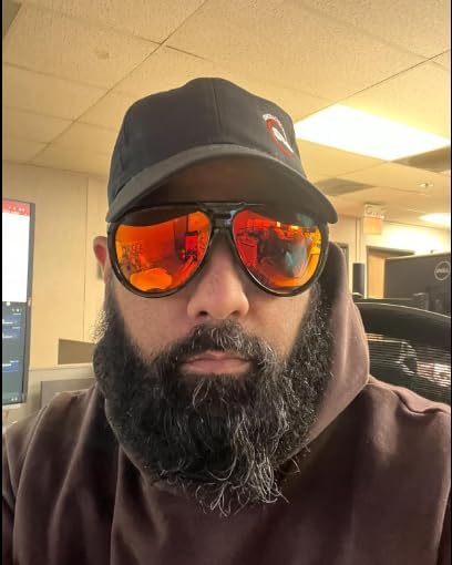 FEISEDY Polarized Aviator Sunglasses Men Women Oversized Round Steampunk Sunglasses Side Shield Goggles B0095 - Image 2