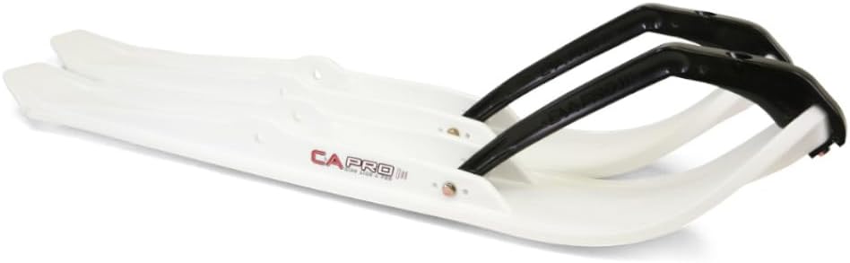 C&A Pro White XPT Snowmobile Skis w/ 9" Shaper Bars Complete Kit Arctic Cat 2016+ Procross & Proclimb M Series