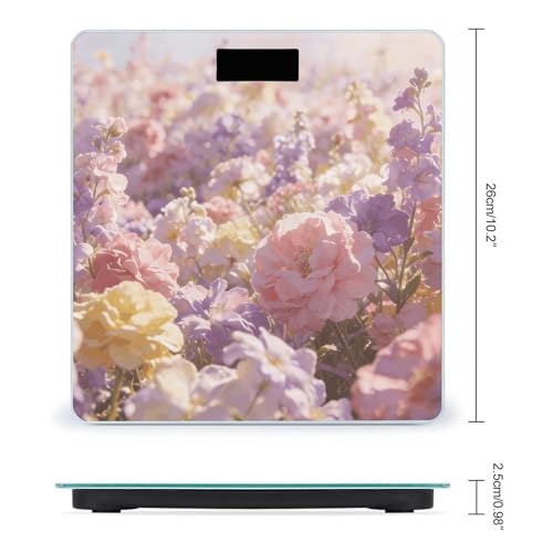 Báscula digital de baño con pantalla LED clara miniatura 2