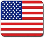 American Flag Mouse Pad - by Art Plates