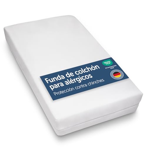 Blumtal Juego de Funda de Colchón 200x220x16cm Antiácaros