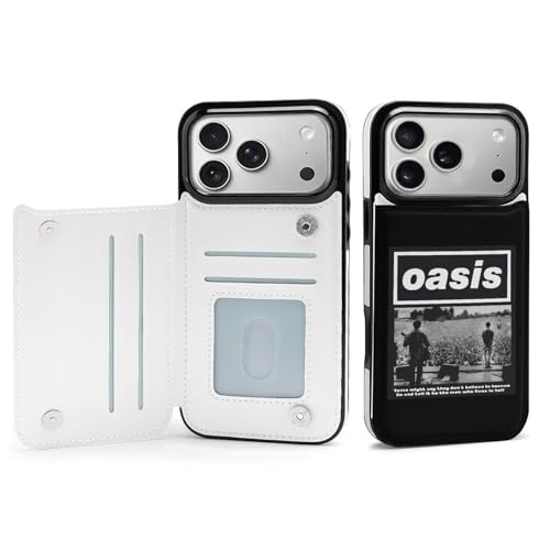 iPhone17ProMax用ケース 手帳型 オアシス OASIS バンド アイフォン17ProMax用ケース 手帳型 財布型 スマホケース 軽量 おしゃれ 背面カード収納 スタンド機能 携帯カバー