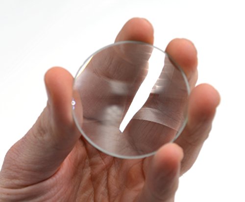 Image of EISCO Round Double Convex High Optical Purity Glass Lens - 2 inch (50mm) Diameter 150mm Focal Length 5.5mm Thick Approx.- Eisco Labs