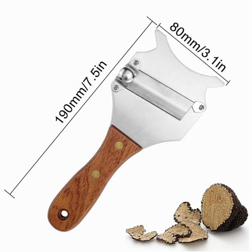 Foto von LPZMPZ Trüffelhobel, Profi Käsehobel, Trüffelreibe, Gourmethobel Edelstahl