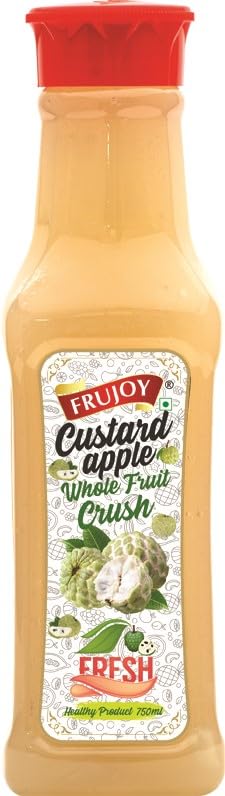 Frujoy Custard Apple Crush 750ml | For Fruit Mocktail | Cocktail | Cake | Baking Essentials | Juices | Beverages (B0CXT9TPN9) Amazon Price History, Amazon Price Tracker
