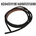 Front Door Seal for - A-Class (176/177), C-Class (204/205), CLA (117), GLA (156), For GLC (253), For S-Class (222) – ABS Weatherstrip, Black, OEM Replacement A2047271187 /