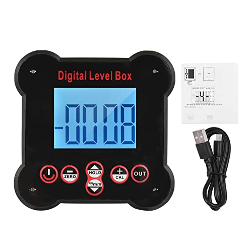 Inclinómetro Digital con Pantalla LCD y Base Magnética miniatura 4
