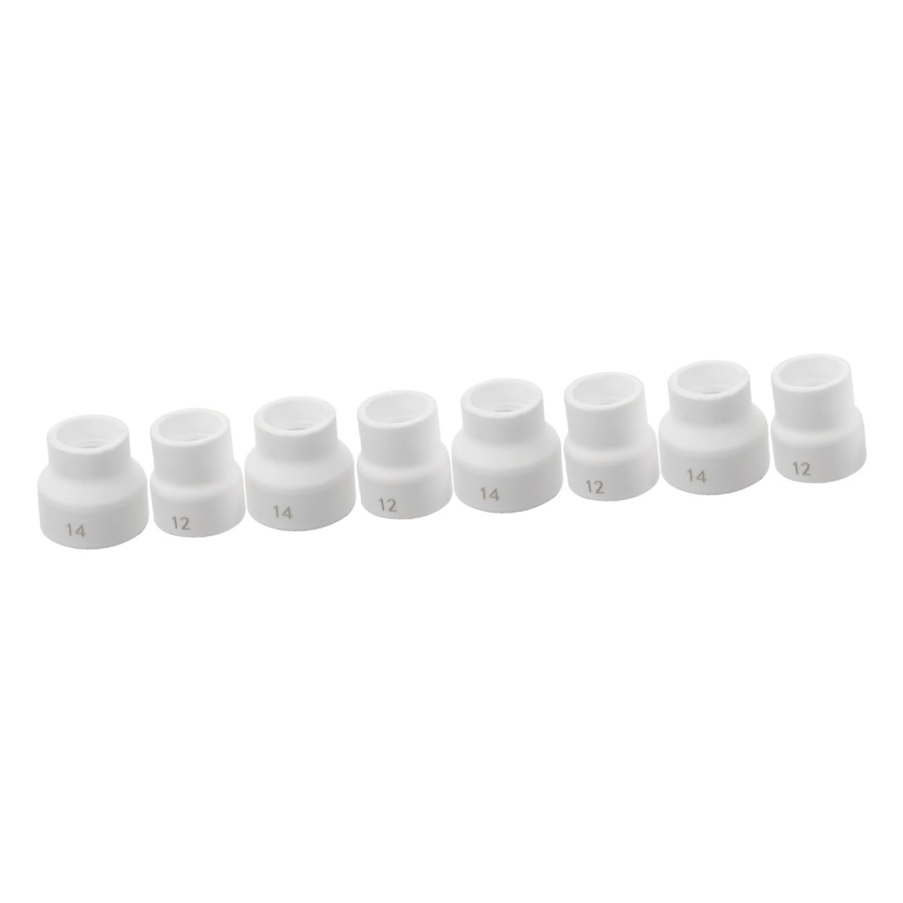 8piezas Taza De Repuesto Para Antorcha Tig Boquilla Cerámica De Oxido Para Compatible Soldadura De Alta Temperatura