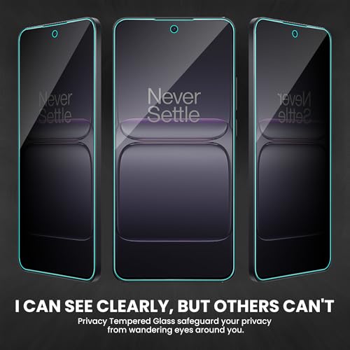 Image of ArmourPro Privacy Tempered Glass Screen Protector Compatible for OnePlus Nord CE 5 (6.77 Inch) with Edge-to-Edge Protection Coverage and Easy Installation kit (Pack of 2)