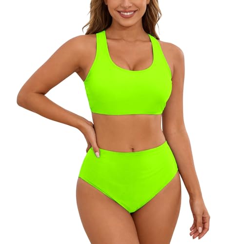 Maillot de bain tankini uni pour vos moments de détente à la plage et piscine