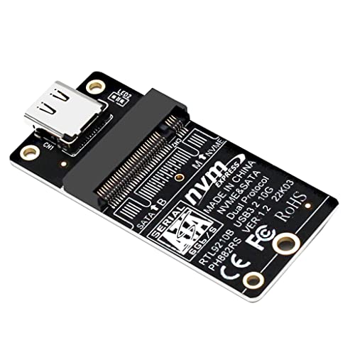 Adaptador caja para disco M.2 NVMe USB 3.1 Tipo C miniatura 1