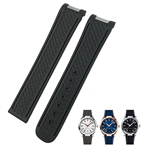 Bracelet montre silicone 20mm GUMMMY incurvé pour Omega Seamaster