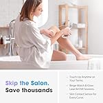 Laser Hair Removal Device, at-Home IPL Hair Removal for Women & Men - Safe 45°F Ice-Cooling Contact for Painless & Long-Lasting Results, 86% Hair Reduction in 3 Weeks for Full Body, Gold/White - Image 5