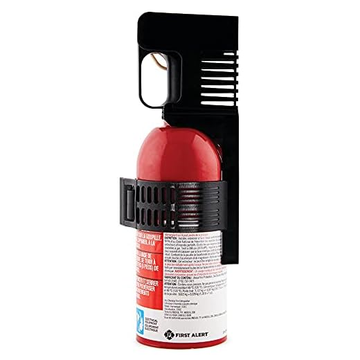 First Alert Fire Extinguisher, Car Fire Extinguisher, Red, AUTO5
