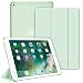 Produktbild Fintie Hülle für Pad 9.7 Zoll 2018 2017 / iPad Air 2 (2014) / iPad Air (2013) - Ultradünn Schutzhülle mit transparenter Rückseite Abdeckung Cover mit Auto Schlaf/Wach Funktion, Grün