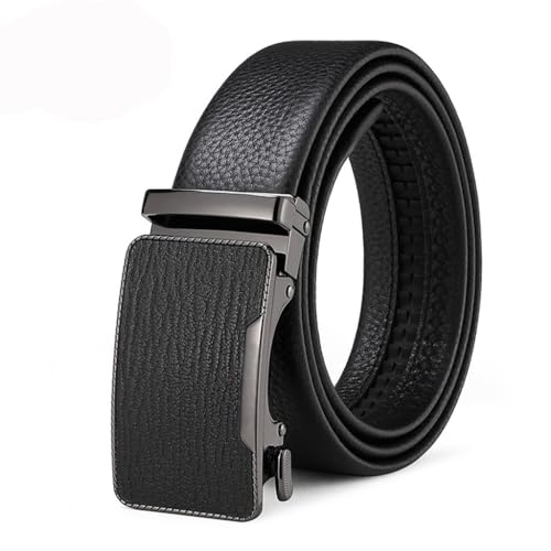 JSEIAJB Belt Men's Belt Men's Business Cowhide Belt Men's Belt(105cm)