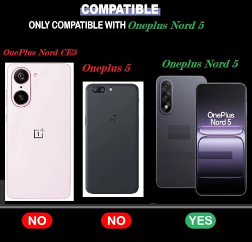 Image of COVERBLACK Flexible Rubber Case Back Cover Compatible for 1+ Nord 5 / Oneplus Nord5 - Transparent