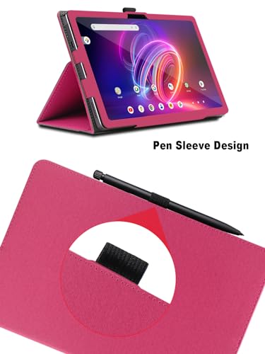 Coque Acer Iconia Tab P11 avec support rouge pour tablette 11 pouces