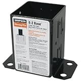 10 Pack Simpson Strong Tie FPBB44 E-Z Base 4x4 Post Base with Black Finish