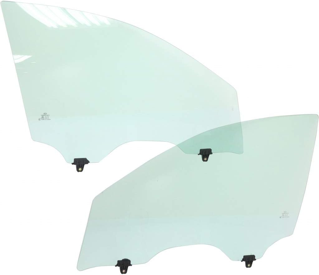 For Infiniti G25 2011 2012 / G37 2009 10 11 12 2013 Door Window Glass Front Passenger Side | Green Tint | Door Glass | Sedan | Replaces 80300JU40A, FD23311GTYN, 803001NF0A