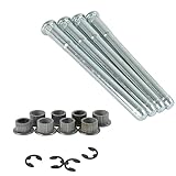 Door Hinge Pin and Bushing Kits Compatible with 1994-2004 Chevy S10 GMC Blazer GMC S15 Pickup Sonoma Jimmy Oldsmobile Bravada 4 Pins 2 Door