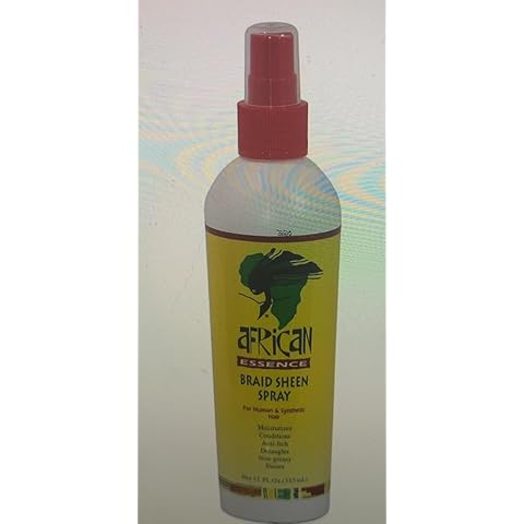 African Essence Braid Sheen Spray, 12 Oz Cover