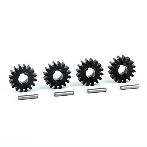 LCX Racing 1/10th RC Crawler Car Hard Steel Portal Gears Set for Axial SCX10 II 90046 90047 AR44 Axle Portal Axles