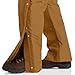Carhartt Men's Loose Fit Firm Duck Insulated Bib Overall, Carhartt Brown, Medium