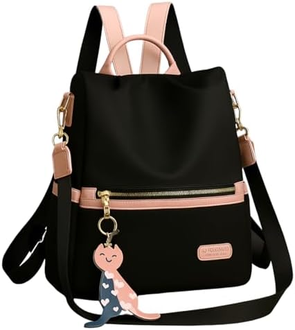 Mochila Feminina Grande Antfurto Impermeável Reforçada Escolar Tr...