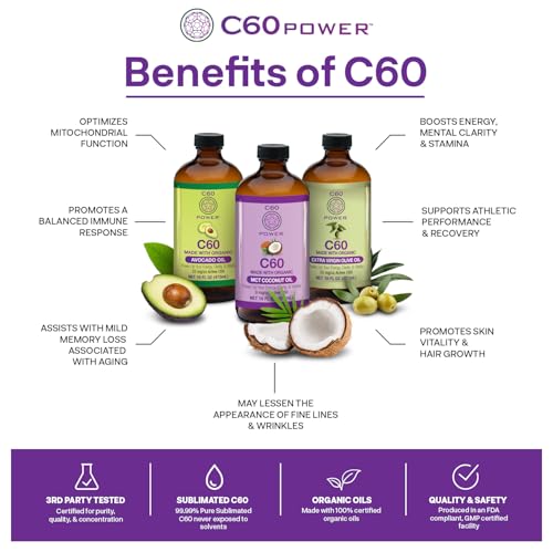 image for C60 Purple Power C60 Power C60 in Organic Extra Virgin Olive Oil - Nat