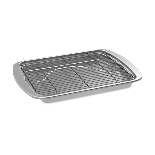 image for Nordic Ware Oven Crisp Baking Tray 2pc Set Includes Pan and Rack; Natu