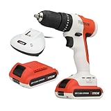 Hoteche 20V Akku-Schlagbohrschrauber Set | Bürstenloser Motor, 2x 2.0Ah Akku, 60-Minuten-Ladegerät, Farbschachtel