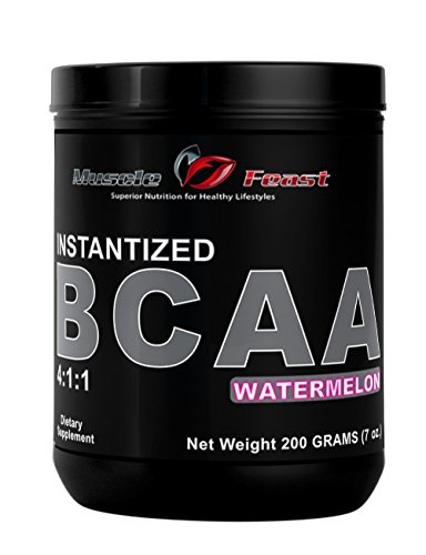 Muscle Feast Instantized Branch Chain Amino Acids (BCAA) Powder (Watermelon, 200 grams)