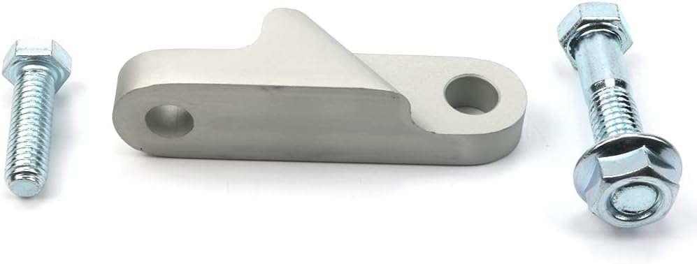 Two 6061 Aluminum Brackets Fits for Jeep XJ Cherokee Wrangler 4.0L Alternator Relocation