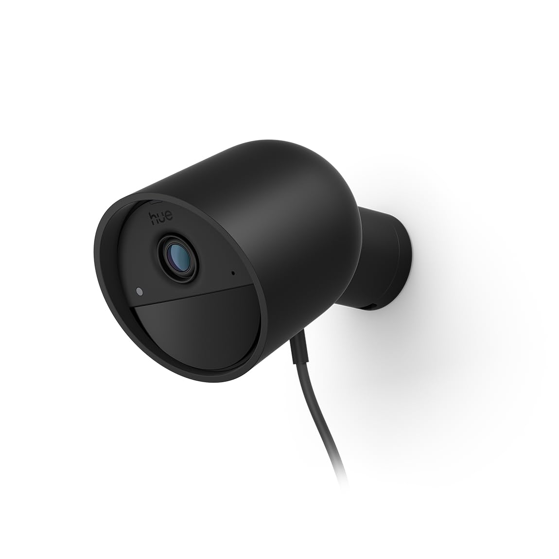 Philips Hue Secure kamera przewodowa, rozdzielczość 2K, powiadomienia o wykryciu ruchu, płynna integracja z oświetleniem Hue, ciągłe zasilanie przewodowe, do użytku wewnątrz i na zewnątrz, czarna