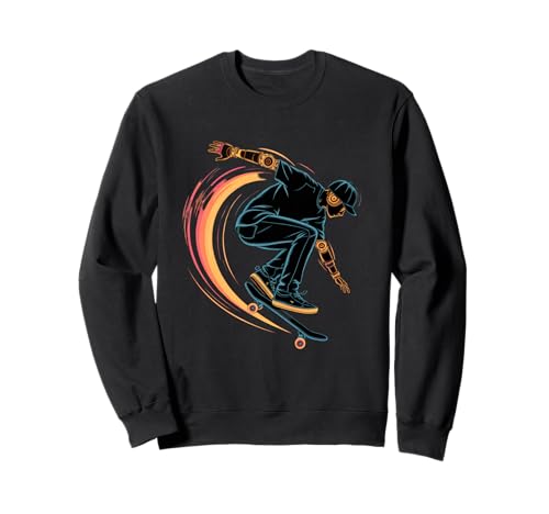 Cool Vintage Skateboarding Graphic T-Shirt Sweatshirt