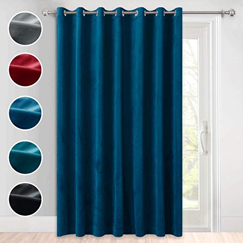 Stangh Velvet Curtain 108 Inches Long - Thick Soft Blackout Velvet Fabric Large Window Panel Drapes High Ceiling Wall Backdrop Panel For Living Room, Royal Blue, 100 By 108 Inches Long, 1 Piece #TOP6