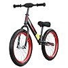 Bueuwe 16 inch Balance Bike for 4 5 6 7 8 Year old Boys Girls, Kids No Pedal Bikes with Adjustable Seat, Toddler Walking Training Bicycle, Children's Toys Gifts, Black
